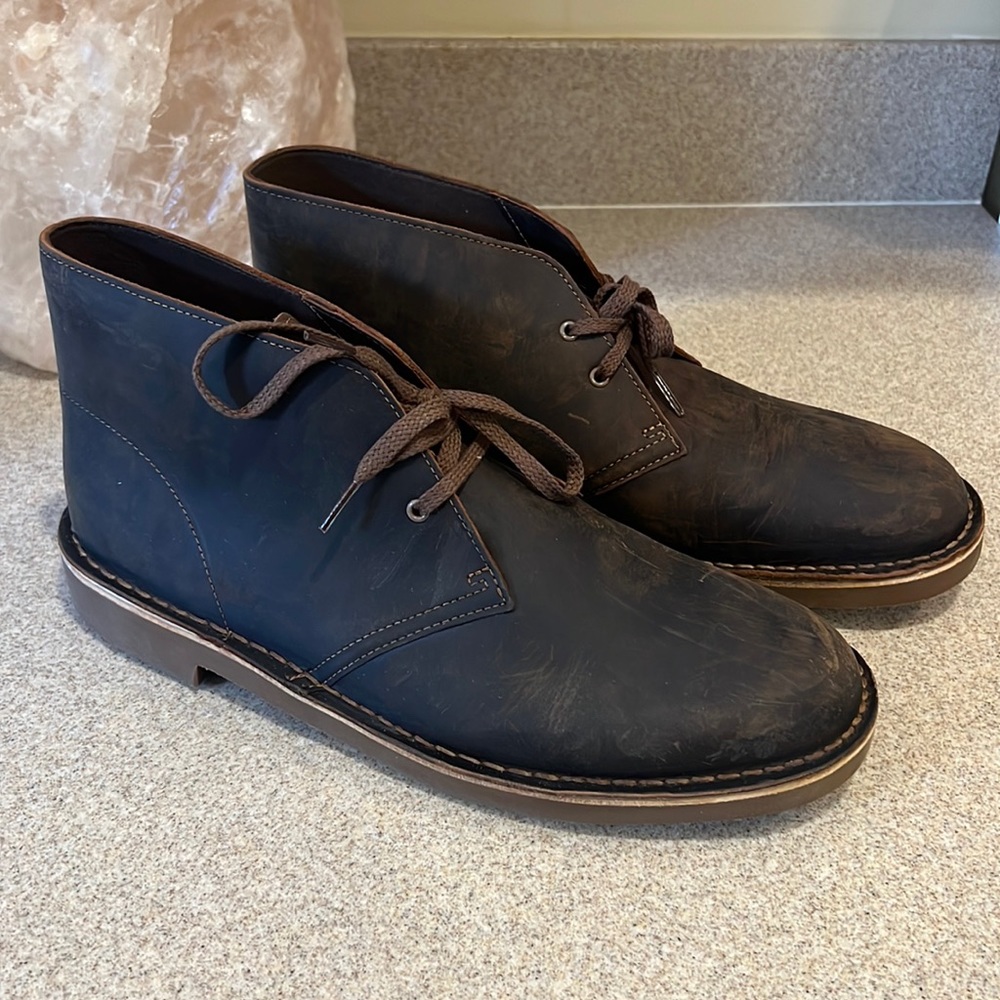 NEW Liquidation Clark’s Collection Leather Ultimate Comfort Bushacre 2 Beeswax